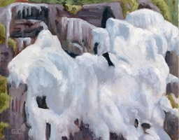 Ice Flow Oil on Canvas