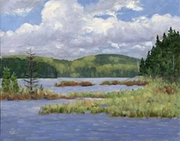 Small Bay Algonquin Oil on Panel